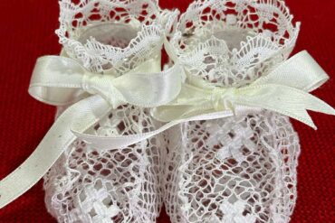 Patucos Bautismo De Encaje De De Camariñas 00002