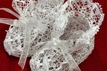 Patucos Bautismo De Encaje De De Camariñas 00003