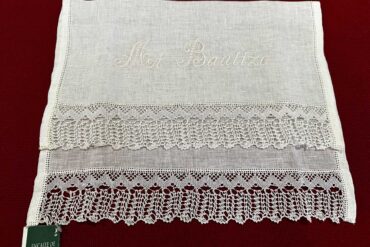 Toallas Bautismales De Encaje De Camariñas 00001