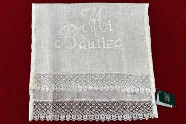 Toallas Bautismales De Encaje De Camariñas 00003