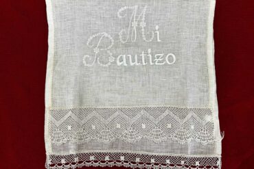 Toallas Bautismales De Encaje De Camariñas 00007