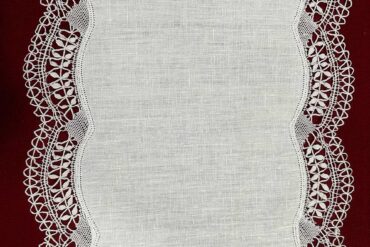 Bandeja De Encaje De Camariñas Con Ppuntilla De A Silva